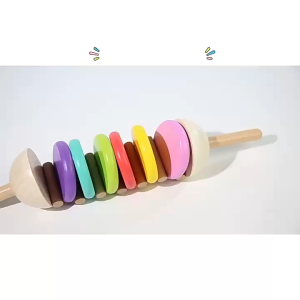 Đồ Chơi Gỗ Hoa Xoay Màu Cho Bé – Hoa Gỗ Bung Nở Montessori An Toàn Giúp Bé Vận Động Mới Nhất 2025