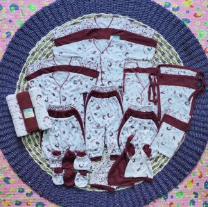 Baju Bayi Baru Lahir 36 Pcs Motif / Polos Usia 0-4 Bulan