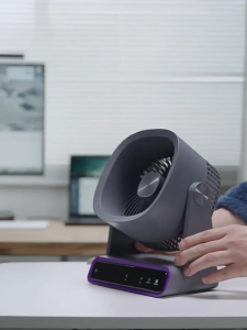 Desk Fan Electric Fan Air Circulation Fan Ultra Quiet Turbo Desktop Fan Wall-Mounted Fan 120 Gears Strong Wind  4000mAh Rechargeable Desk Fan ​for Room Office Travel Camping