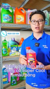Nước làm mát cơ ô Super Cool màu hồng – Dung tích 800ml