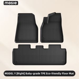 DIBOCHEPIN | Right-Hand Drive Tesla Model 3 & Y Compatible Car Floor Mat