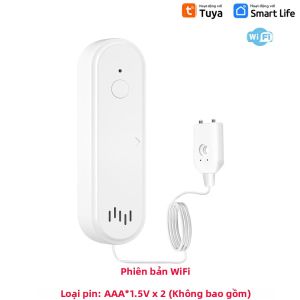 Cuộc Sống Thông Minh Tuya WiFi/Zigbee Cảm Biến Rò Rỉ Nước Với Âm Thanh 80dB Báo Động Lũ Báo Ứng Dụng Thông Báo Cảnh Báo An Ninh Gia Đình