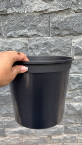 Chậu Nhựa Cứng 24X22 (Cm) Thakico màu đen !
