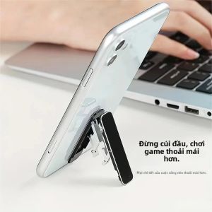 Giá Đỡ Điện Thoại Di Động Mini Có Thể Gập Lại Đa Năng Hợp Kim Nhôm Giá Đỡ Để Bàn Có Thể Điều Chỉnh Góc Chất Liệu Vô Hình Giá Đỡ Cho Điện Thoại Di Động