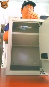 TRENY High Quality Donate safe box with TOP HOLE /Security donation box / Home Office Digital Safe Box Money Box Metal Peti Simpanan Besi Kotak