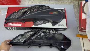 MOKOTO ELITE AEROX V2 V3 / NMAX V2 V3 STANDARD AIR FILTER COVER STAR LIGHT DESIGN STAINLESS 304