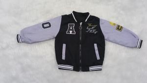 Spring Autumn Teens Cool Boys Coat Cartoon Bear Pattern Baseball Sports Jacket For 4-12 Years Children Casual Outerwear Clothing