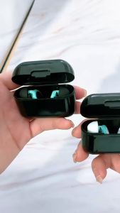 Satu Pasang Earplug Penutup Telinga Anti Bising Safety Pelindung Telinga Hitam/Putih Dengan Kotak Dan Kepala Pengganti