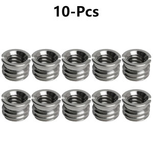 1/4"-20 Female to 3/8"-16 Male Tripod Adapter Stainless Steel Standard Screw Converter for DSLR Camera Monopod Stand