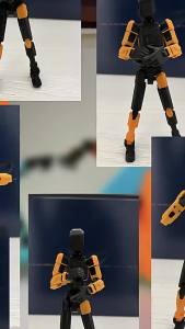 3d Mainan Boneka Super Bergerak Pelbagai Sendi Bercorak 13 Askar Mesin Bertuah Lobak Lelaki Blok Banan dummy