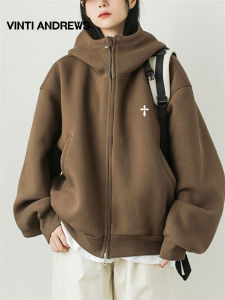 Heavyweight American Style Hooded Sweatshirt Womens