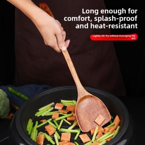 CMGF | Heat-Resistant Non-Stick Wood Spatula Spoon