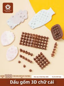 Letter Number Symbol Press Mold Decorative Ceramic Tool