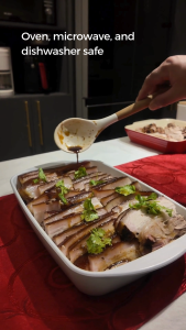 Aki Non-stick Coating Baking Glassware