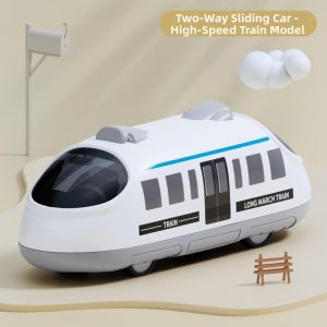 Cartoon Dual Flyback Train Toy Vehicle Gripping Training 0-3 Years
