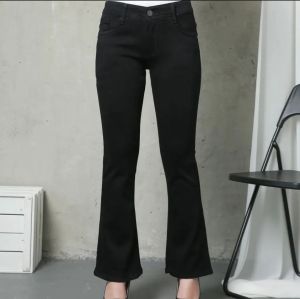 HAIGHWAIST LOOSE CUTBRAY JEANS STRETCH MELAR TERBARU