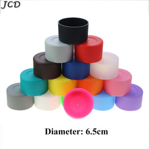 JCD 6.5cm Water Cup Silicone Base Anti Slip Bottle Bottom Sleeve Heat Insulation Coaster Protective Cover Accessories