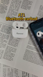Elysound Earbuds Bluetooth 5.3 Warna Putih - Teknologi 9d Stereo Kontrol Sentuh Box Pengisian - Headset Tanpa Kabel dengan Mikrofon Stereo