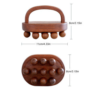 1PCS Wood Therapy Massage Brush – Professional Maderoterapia Body Sculpting Tool for Cellulite Removal Lymphatic Drainage