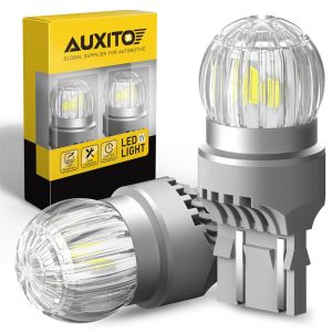 Auxito 2 chiếc bóng đèn LED T20 7443 W21W cho đèn lùi xe dự phòng Đèn tín hiệu đèn sau đèn phanh 3030smd 6500K