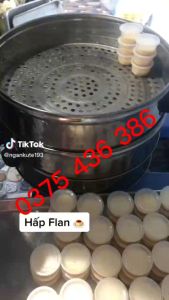 Nồi hấp chưng yến pate bánh bao hải sản bằng điện 47cm 3 tầng