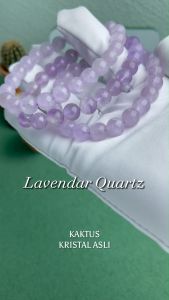 【KAKTUS】Kristal Asli Lavender Quartz Crystal Bracelet