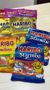 Haribo Happy Cola Gummy Candy 113g USA Imported- Share Size | Cola Flavor Gummies Gummy Candy