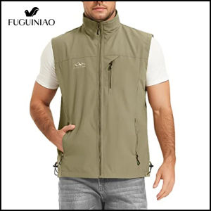 เสื้อกั๊กแห้ง FUGUINIAO สำหรับ ผู้ชาย สำหรับ ฤดูร้อน - ร้านกระท็อกซ์ เสื้อโค้ทกันน้ำระบายอากาศ M-6XL