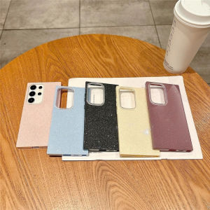 New Phone Case Samsung Galaxy S25 S24 S23 S22 S21 + Ultra FE Plus 5G Ins Luxury Shiny Simple Fashion Casing Full Sky Star Anti-fall Shockproof Back Cover 2025