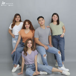 Silverbell HTP Basics: Mens & Womens V-Neck Cotton Tees