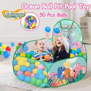 Aoduoyaya Ocean Ball Pool Fence Tent Folding Indoor Home Baby Toy Pool Bobo Pool Throwing Basketball Pool