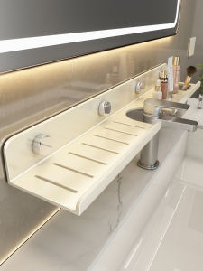 youqin | Wall-Mounted Drill-Free Bathroom Shelf