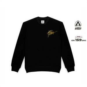 Aerostreet Crewneck Torres Hitam Sweater Sweatshirt BAAAA