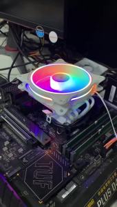 4 Heatpipes RGB CPU Cooler PC Cooling Fan For Intel LGA1151 1155 1200 1366 1700 1200 2011 X79 X99 AMD AM4 AM5 Silent Ventilador