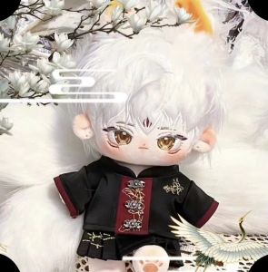 20cm Cotton Doll Clothing Set Embroidered Republic of China Style Costume Changeable Dress up Toy Human Shape Figurine