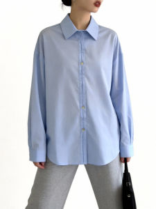 QINGNAER | Business Plus Size Long Sleeve New Style Casual Loose Shirt