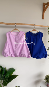 LEWIS EMMA - Sleeveless Balloon Top (2-14 Tahun) Atasan Anak Perempuan Tanpa Lengan