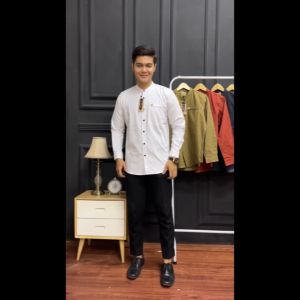 Baju Koko Kemeja Koko Lengan Panjang Baju Koko Muslim Kemko Sigaret