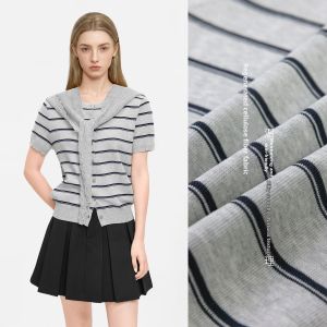 BEIQIANI | Relaxed Striped Knit Cardigan Hooded