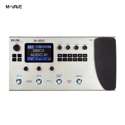 M-VAVE MK-300 Guitar Bass Amp Modeler Với Bộ Xử Lý Đa Hiệu Ứng Bộ Looper Máy Đánh Trống Tích Hợp Bộ Tải IR 320+ FX Pin 5000mAh Dành Cho Sân Khấu