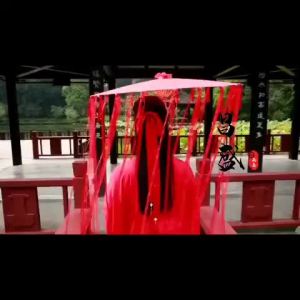 National Chaofu Classic Dance Umbrella Cổ Điển Hanfu Cổ Đại Vải Lụa Đạo Cụ Chụp Ảnh Sườn Xám Trình Diễn Catwalk Ô Giấy Dầu Ô Tua Rua