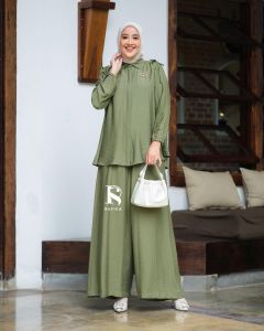 (9) RAFIKA REENA  Baju set celana wanita Reena set By Rafika Store.