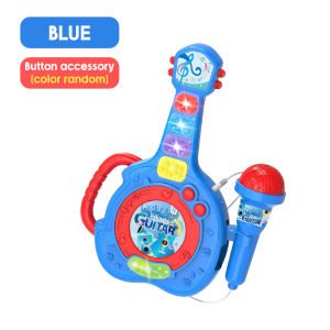 CONUSEA | Kids Microphone Guitar Toy Portable Childrens Party Karaoke Electronic Musical Guitar Educational Toy Girl Boys Christmas Gifts