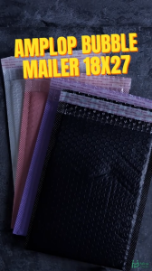 Amplop Bubble Mailer 18 x 27 cm / Packing Bubble Wrap Polymailer Pelindung Paket Online Shop Busa