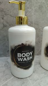 Botol Tempat Sabun Cair Shampoo Pump Aesthetic
