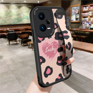Redmi Note15 Phone Case with Wristband Leopard Print Female New Model 9 Set Trendy Brand Stand T Personalized 10 11 Creative 8 7 Turbo 4 Soft Silicone Anti-Fall pro