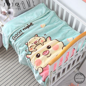 Childrens Cloud Blanket Cartoon Nursery Baby Velvet Blanket Baby Small Blanket Soft Cozy Warmth Toddler Bedding Blanket