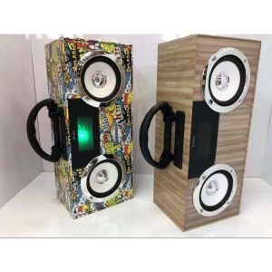 ลำโพงบลูทูธ Bluetooth รุ่น XQf-xc013 เสียงดีมาก ลายสุดชิค รองรับ USB/TF ภาพถ่ายสินค้าจริง