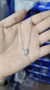 Dây chuyền thời trang phong cách Hàn mặt tròn đá sáng DC146 - Phụ kiện thời trang việt