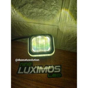 LAMPU LED TEMBAK SHOROT MINI LASER R1 LUXIMOS 2 WARNA BISA 4 MODE ADA DEVIL SUPER TERANG